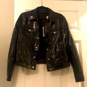 Generation Love Faux Patent Leather Jacket